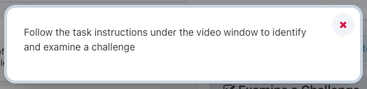 An example of what step instructions might look like. 